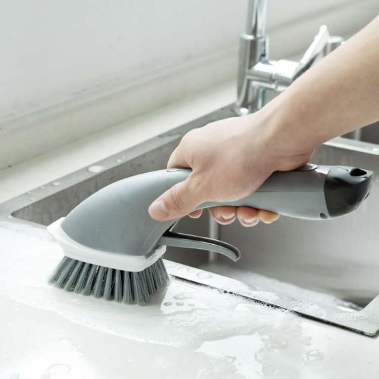 Household stove cleaning brush, kitchen pot washing brush, tile sink gap cleaning brush pic 3