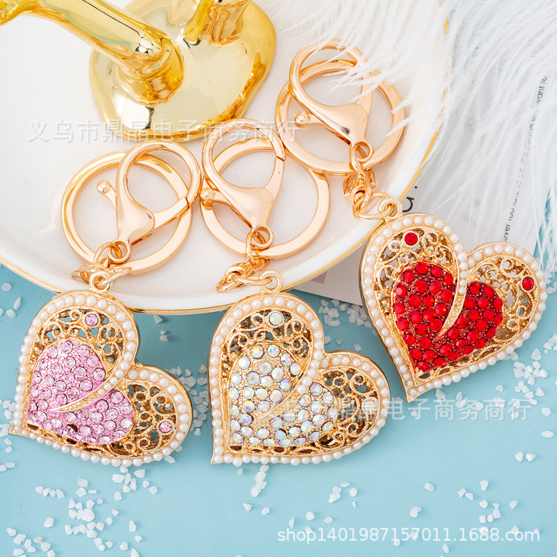 情人节礼物 爱心 知心爱人 水钻 包包饰品 汽车钥匙扣 高档礼品