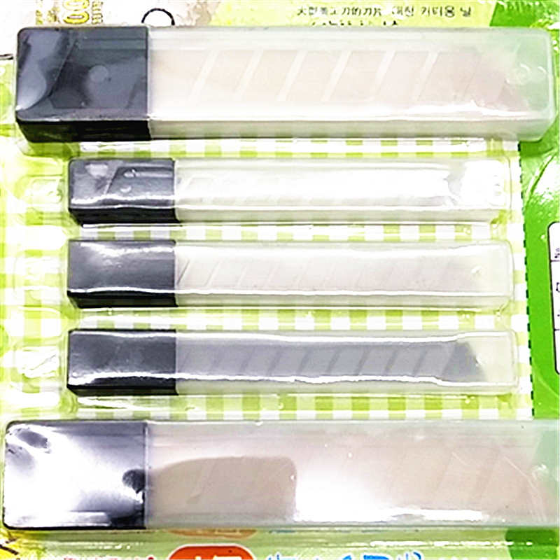 Sunshine Department Store card 5pc utility knife blade for cutting wallpaper, wallpaper seam sealing blade, industrial paper cutting blade pic 1