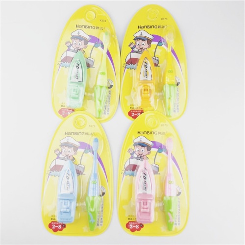 toothbrush wholesale han bing 373 children‘s corn brush handle gift children‘s speedboat soft-bristle toothbrush
