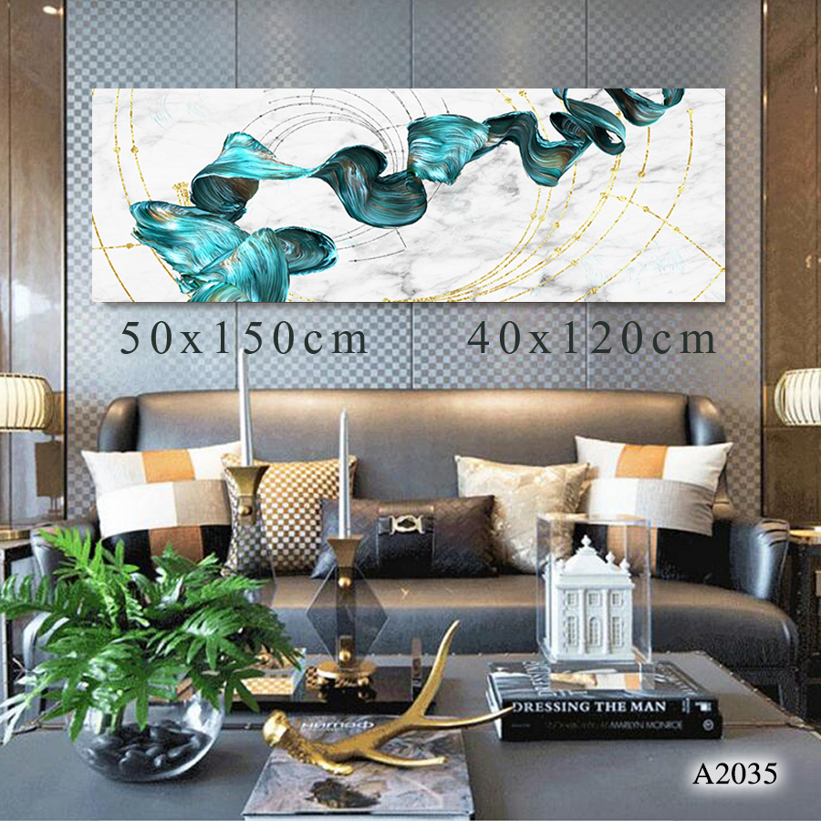 厂家直销抽象床头画北欧简约小清新壁画图片定制装饰画喷绘油画