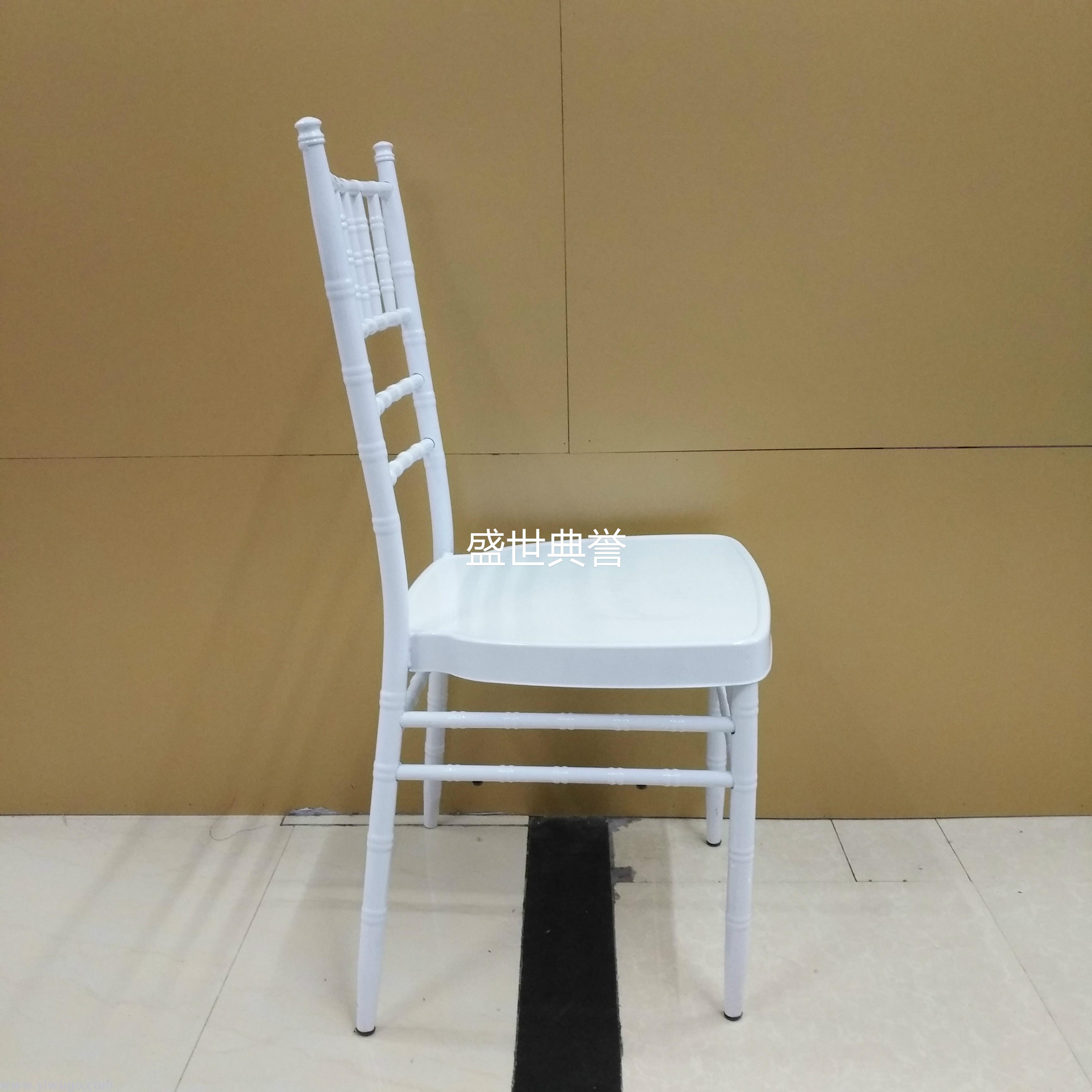 天津宴会中心竹节椅 婚宴金属折叠椅外贸户外婚庆派对餐椅