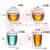 Heat-Resistant Double-Layer Cup Creative Anti-Scald Insulated Cup Borosilicate Water Cup Juice Cup