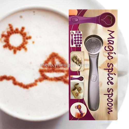 Magic Spice Spoon， Magic Spice Coffee Milk Tea Spoon， Mounting-Pattern Device， Flower Puller