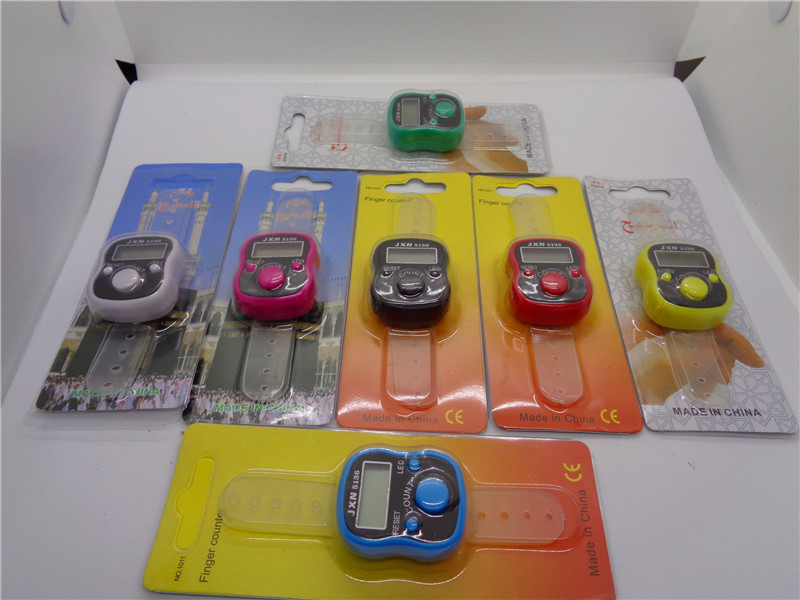 佛教用品电子计数器念佛戒指型夜光点数显示器地摊货源厂家直销