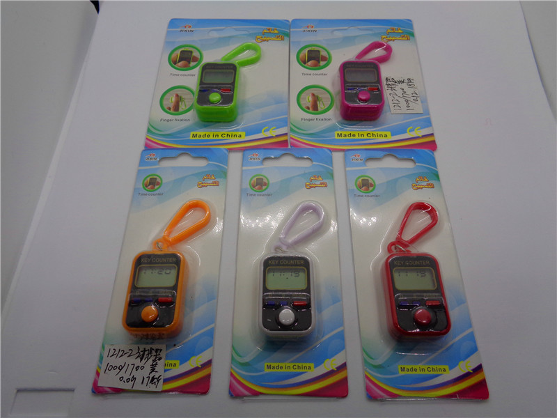 扫码赠送礼品玩具1212-2运动戒指计数器手表超市地摊货源厂家批发
