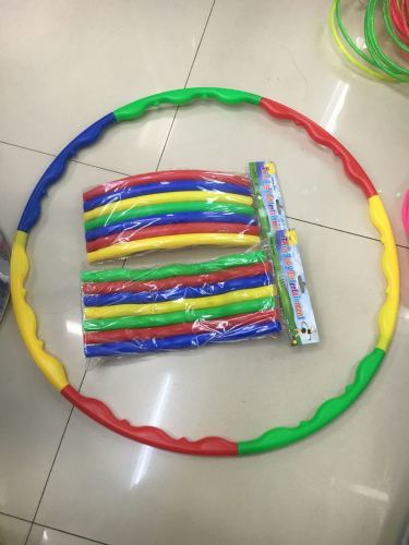 assemble children‘s plastic hula hoop detachable