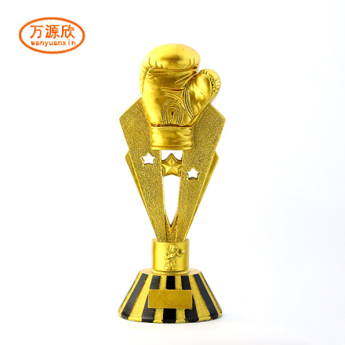 Boxing Glove Trophy Campus Competition Award Trophy Resin Crafts 1694