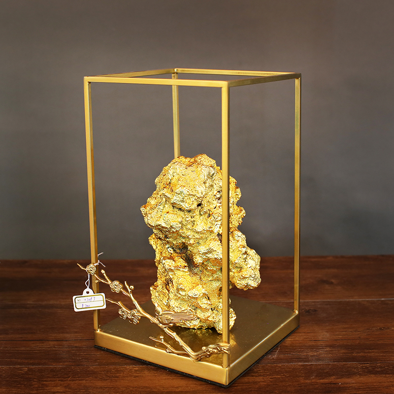 厂家新品中式招财风水金石为开家居软装工艺品电视柜送礼收藏摆件