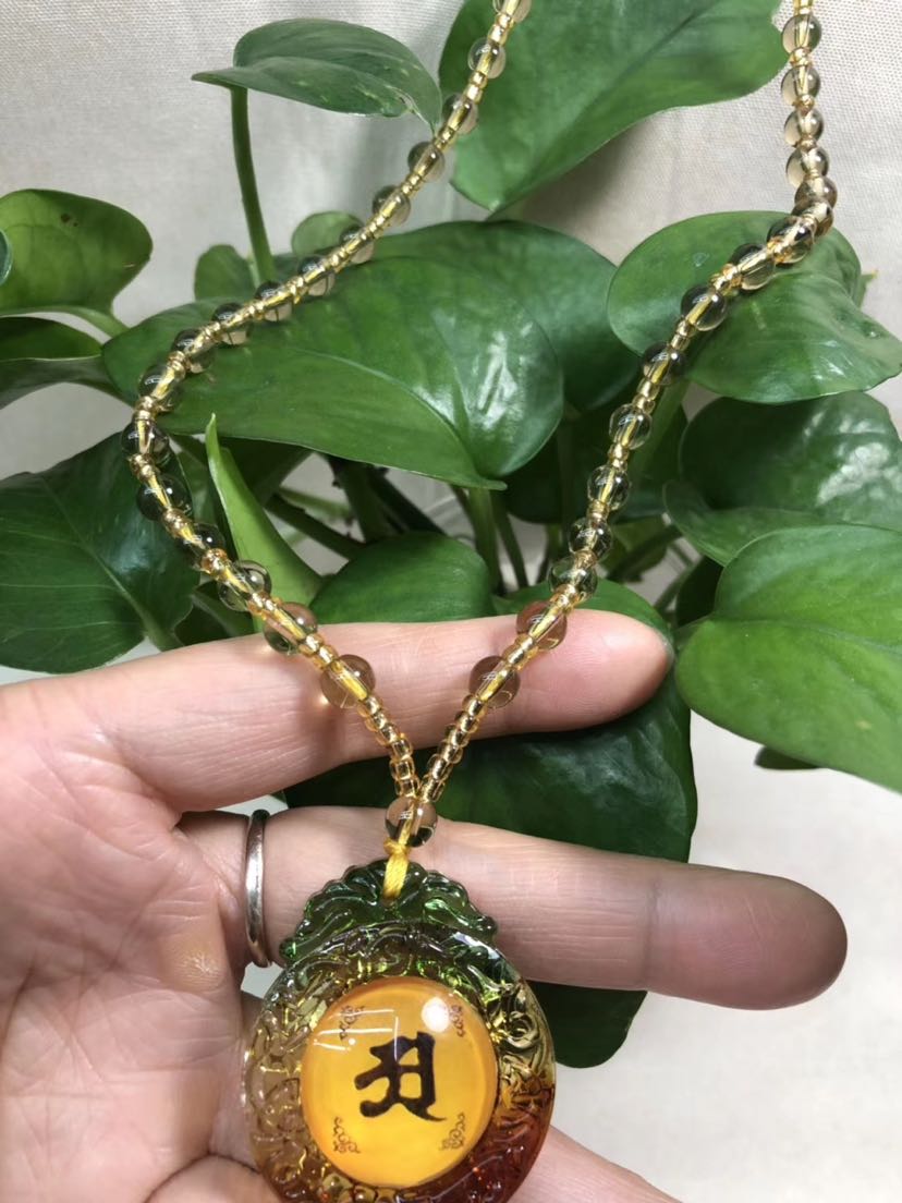 琉璃楞严咒项链佛珠手链饰品礼品