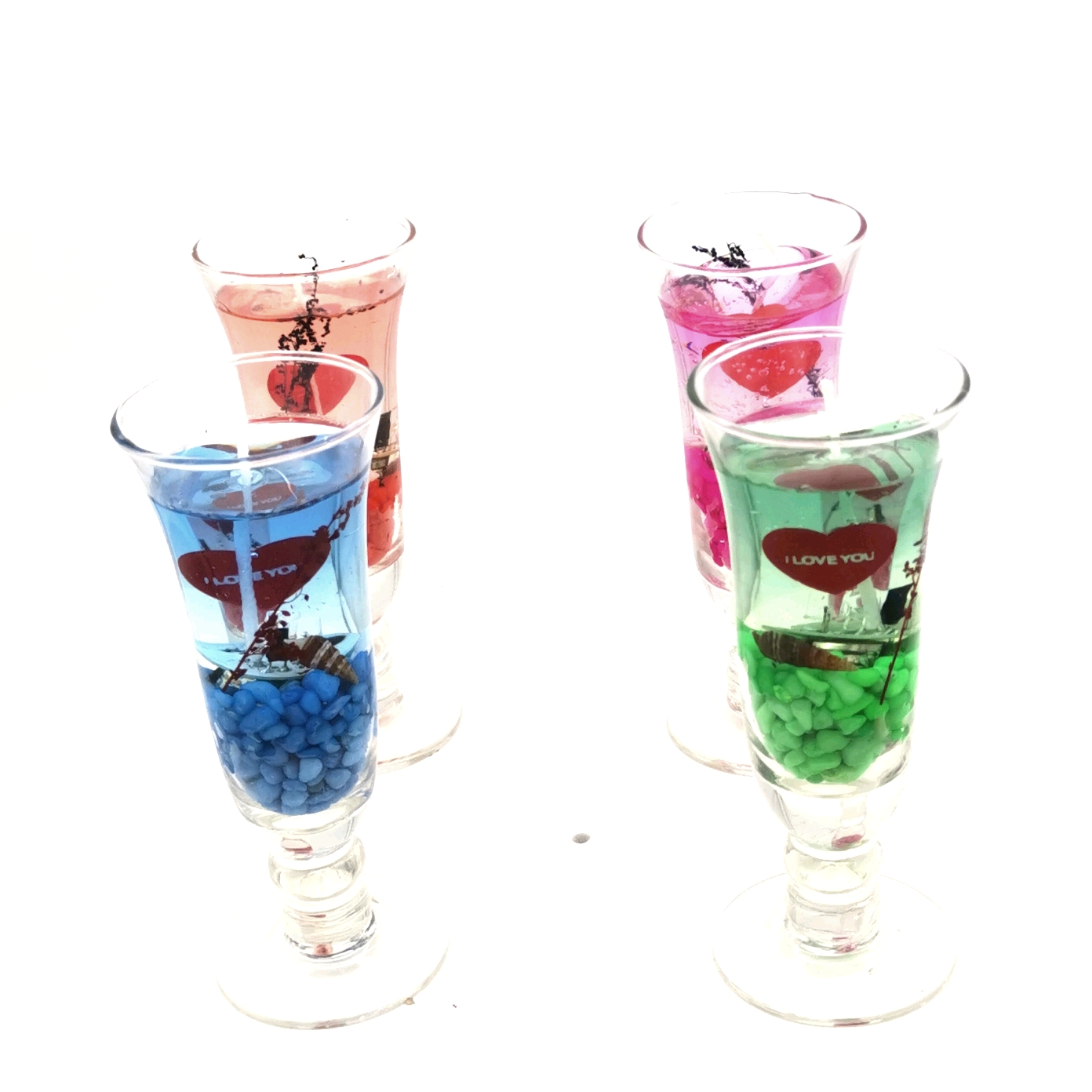 浪漫情人节果冻蜡烛香氛蜡烛高脚杯工艺蜡烛