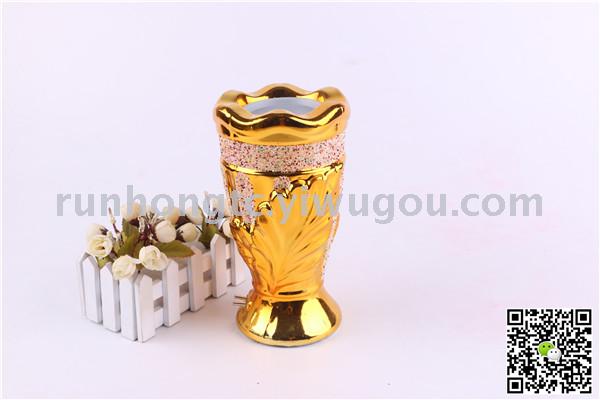 2019经典款阿拉伯电镀陶瓷香炉 碳炉电炉 家居工艺品