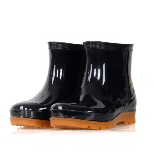 fashion men‘s rain boots low tube breathable rain boots men‘s rain boots work car wash fishing rain shoes