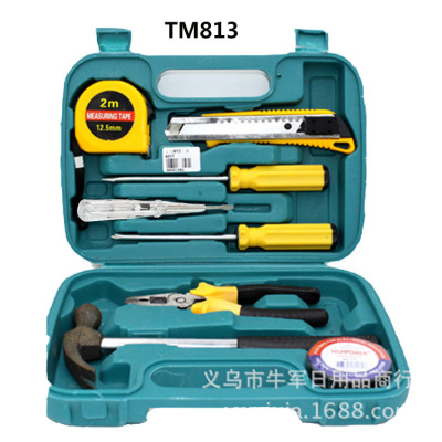 Multi-Element Tm813 Combination Toolbox Household Car 7-Piece Hardware Tools Self-Produced and Sold