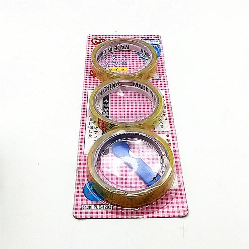 Sunshine Department Store Transparent Small Tape Student Stationery Adhesive Tape Small Adhesive Tape Adhesive Tape Office Easy-to-Tear Tape