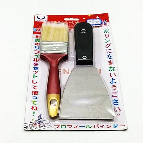 sunshine department store red brush paint brush thickened brush barbecue brush putty knife wood flat shovel shovel