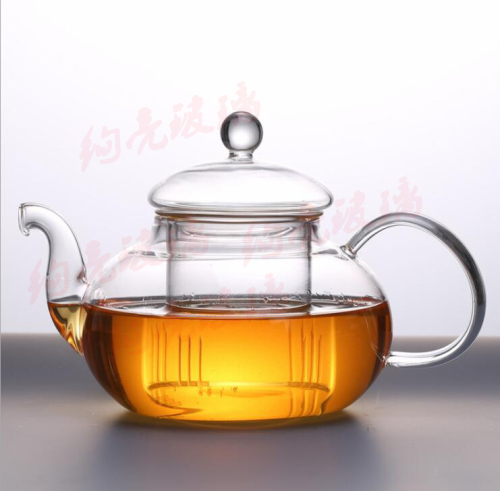 High Borosilicate Heat-Resistant Glass Pot Heating Scented Teapot 304 Stainless Steel Teapot
