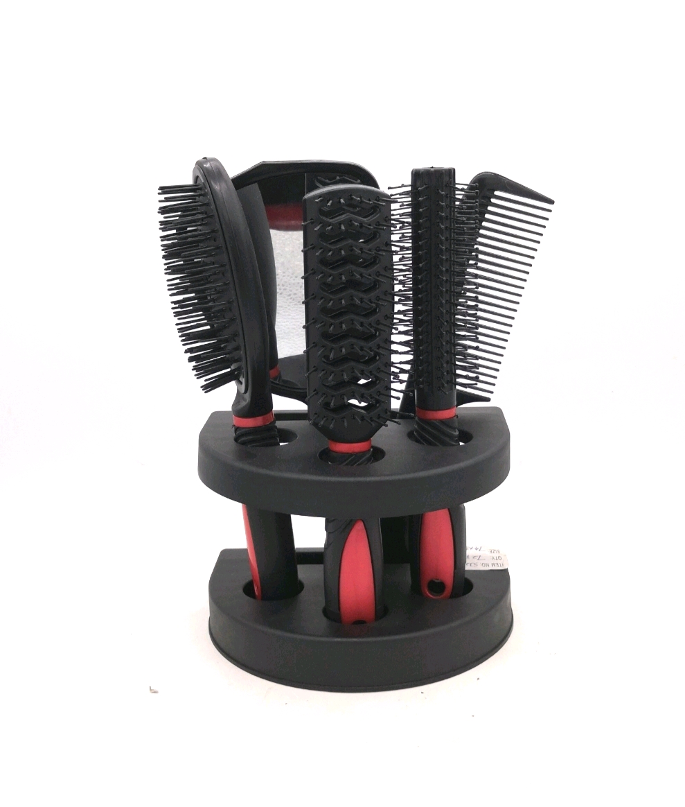 欧式手柄镜梳套装新款手柄镜梳化妆镜美发梳套装手镜厂家直销