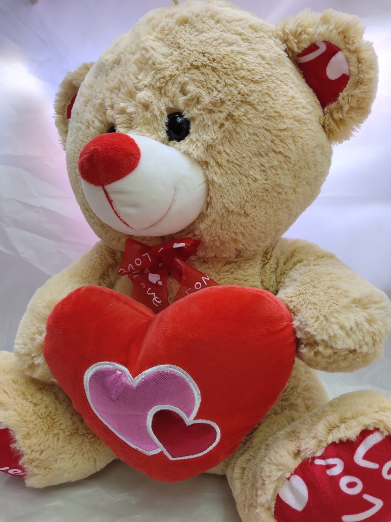 ribbon cuddly bear cuddly teddy bear valentine s day birthday