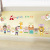 Words Cartoon Animal Wall Sticker Children Room Baby bedroom Kindergarten decoration picture