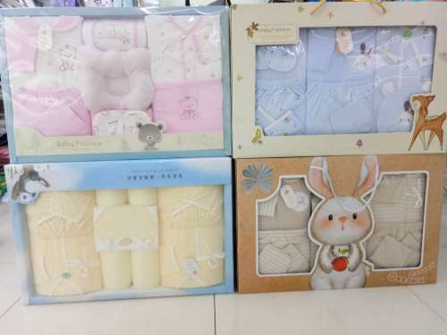 Born Clothes for Babies Cotton Underwear Gift Box Baby Set Combination Gift Saliva Towel 10-Piece Two-Piece Set