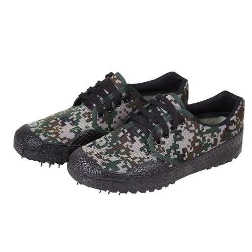 Spot Supply New Male and Female Students Camouflage Shoes Labor Protection Liberation Shoes 99 Rubber Shoes Work Hiking Shoes