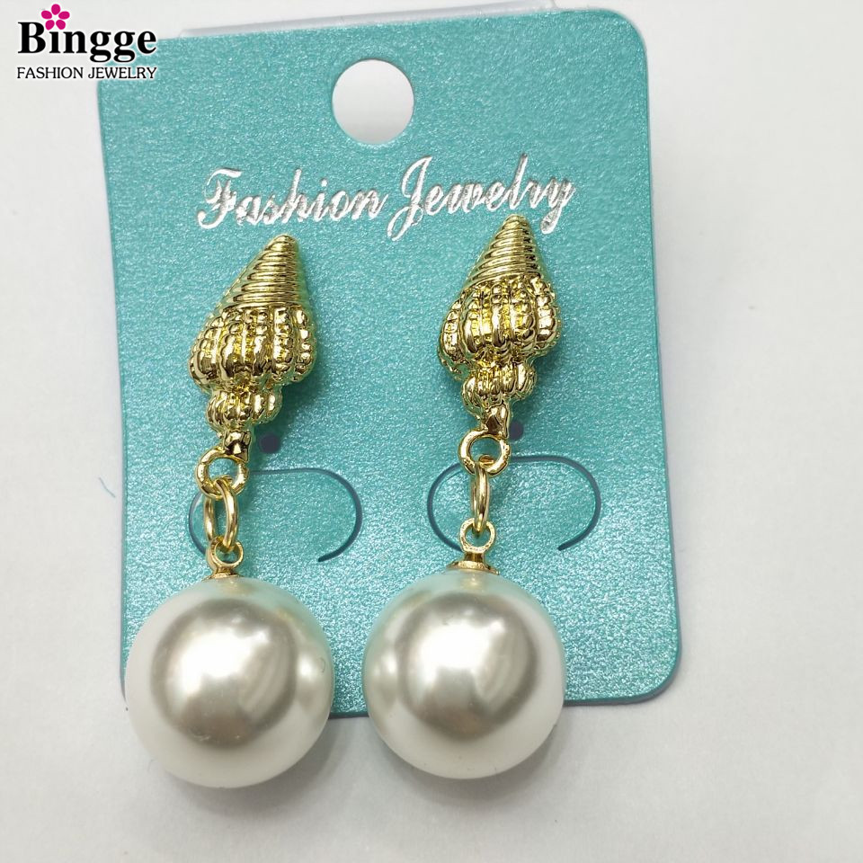 网红冷淡风韩国气质个性海螺耳环百搭女款小众高级感显瘦耳饰复古