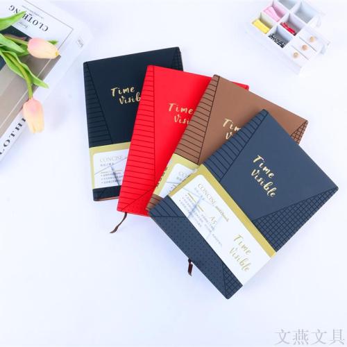 spot a5 business notebook pu soft leather notepad simple learning office notepad another activity customization book