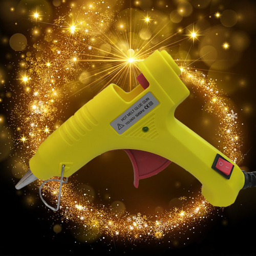 [Guke] Young Yellow 20W Small Glue Gun with Switch in Stock Factory Direct Sales 