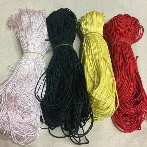 Factory Direct Sales 1mm to 2mm Thick Rope Jade Thread Woven Handmade Diy Bracelet Strand Jewelry rope Can Be Customized