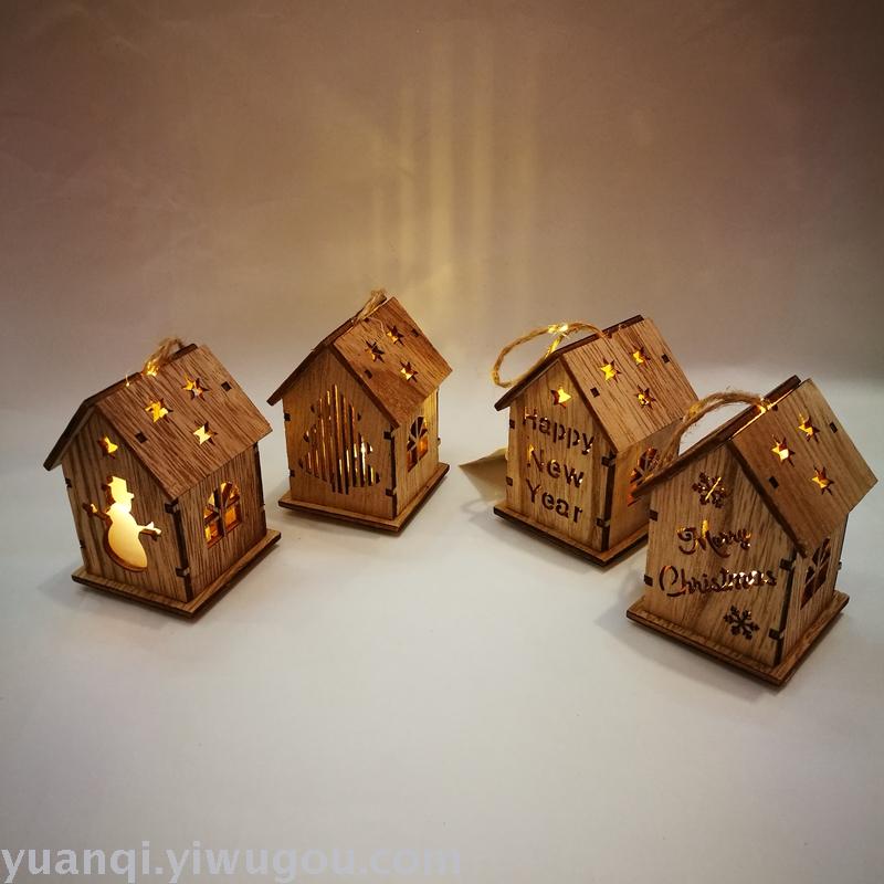 圣诞带灯小木屋 圣诞装饰品 圣诞礼品 圣诞用品