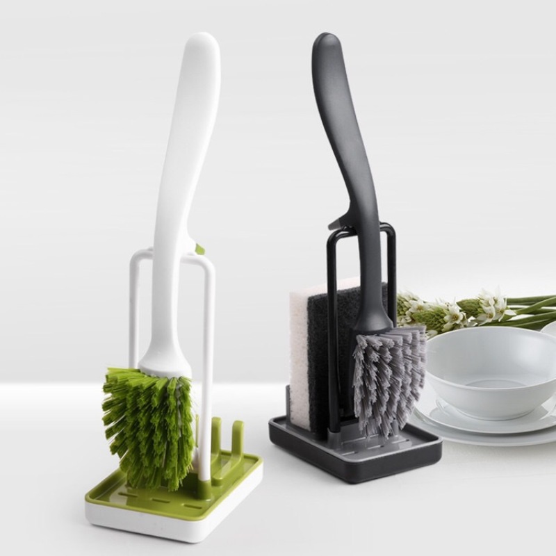 Multi-functional kitchen long-handled cleaning brush pic 3