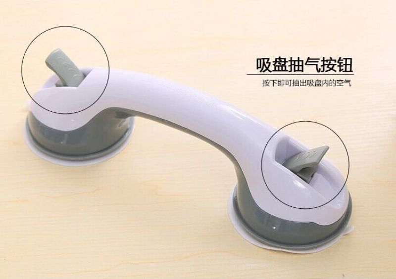 Helping handle Anti-slip bathtub bathroom handrail Strong suction cup Glass door handle Bathroom handrail pic 2