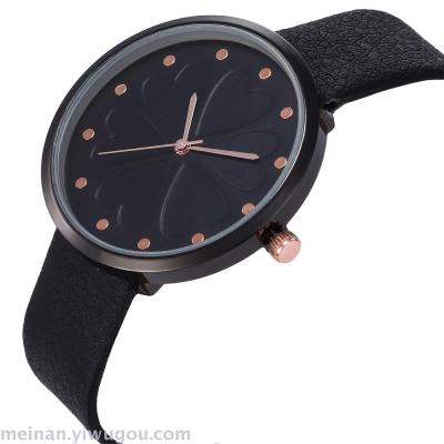 New ultra-thin four-leaf clover fashionable ladies belt watch