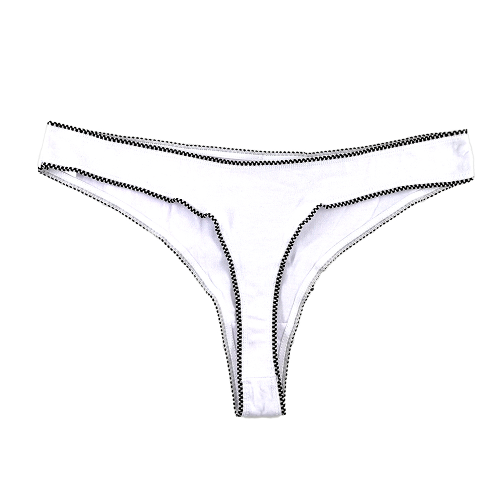 棉纯色女士丁字内裤 RUOJIE速卖通外销西班牙分码内裤 67162
