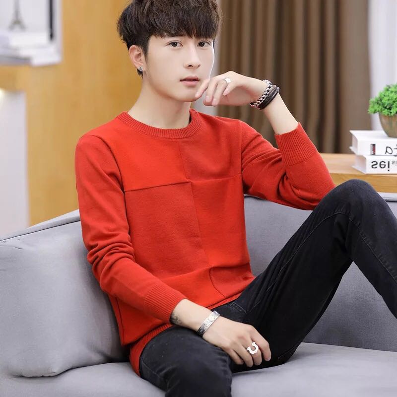 korean sweater outfit male