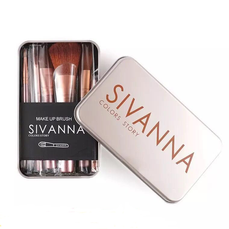 泰国sivanna思薇娜12件装化妆刷子套装软毛眼影刷粉底散粉腮红刷