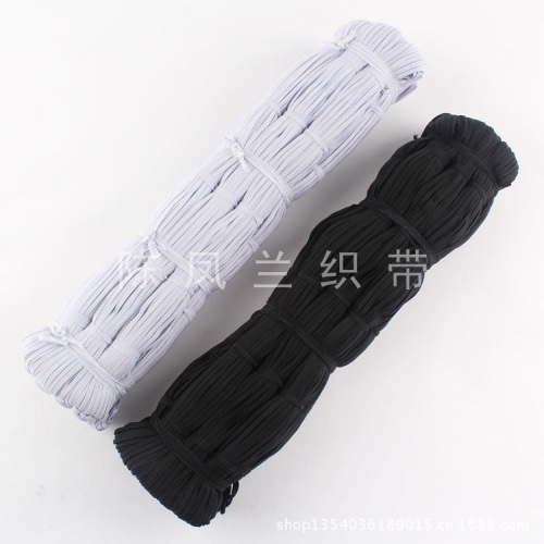 Powerful Factory Direct Wholesale 0.4cm flat Imported Elastic Band Horse Belt Clothing Accessories Elastic Rope