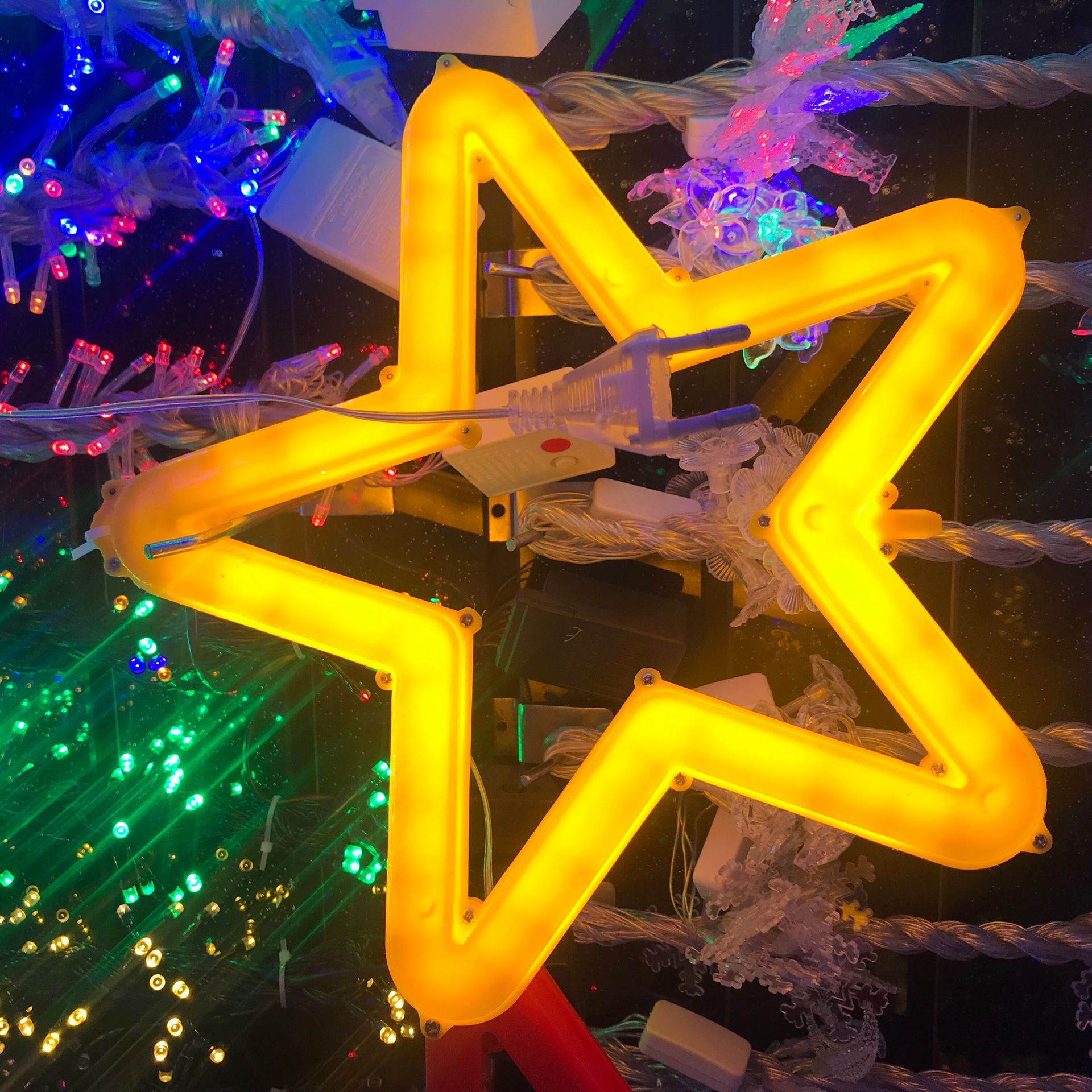 五角星灯  圣诞节彩灯 LED装饰灯