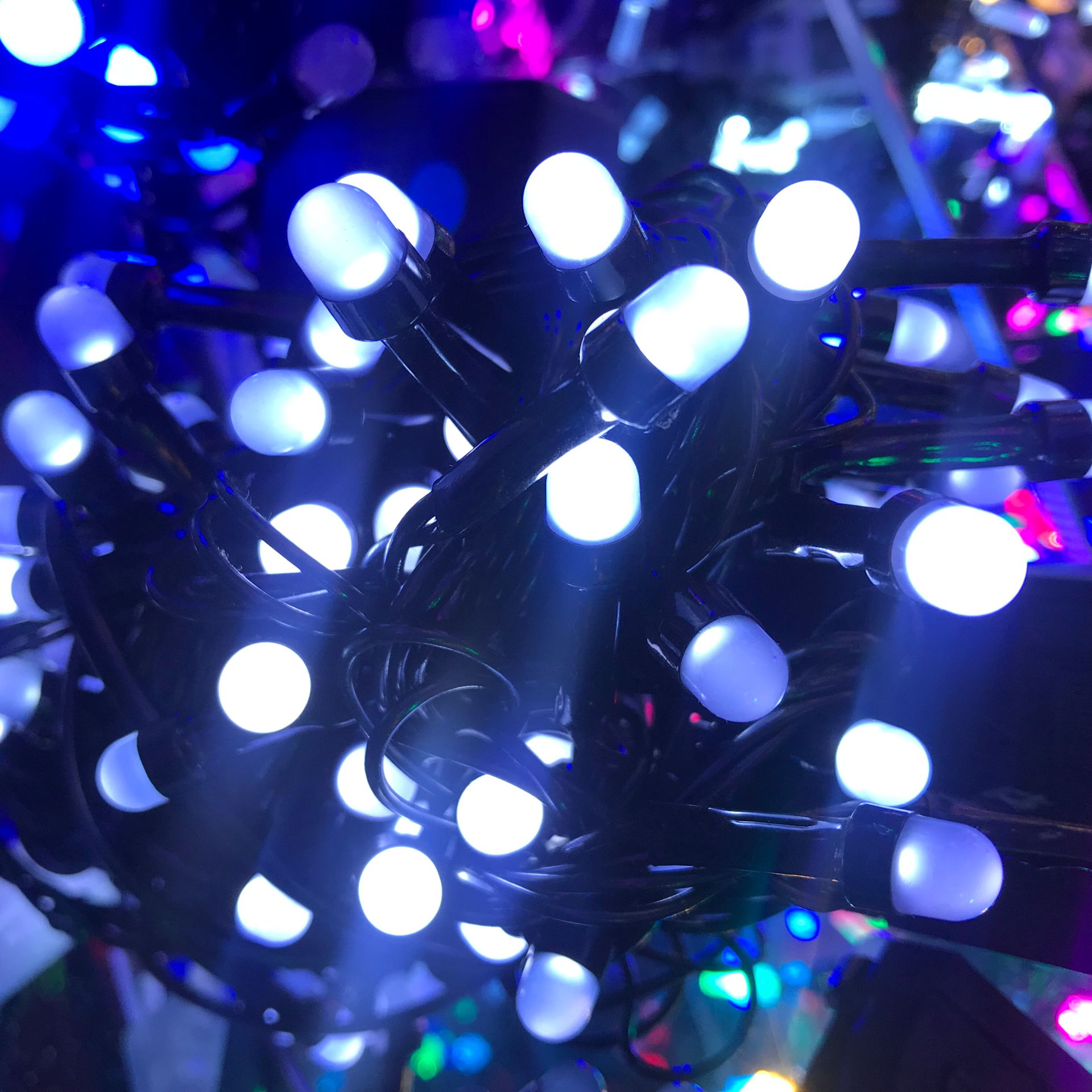 圣诞节彩灯 LED装饰灯 雾状白光 LED线灯