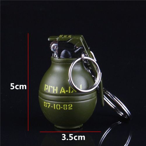 lighter small grenade pendant new exotic metal grenade model inflatable windproof