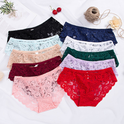 New Japanese Style Lace Sexy Panties Low Waist Sexy Seamless Women‘s Underwear Women‘s Briefs Wholesale