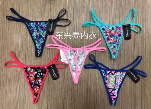 Women‘s Sexy Sexy Temptation Thong Triangle Underwear Beautiful Hip Low Waist Women‘s Underwear T Pants Wholesale
