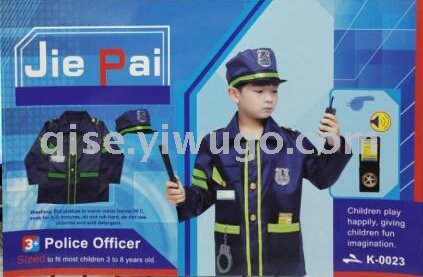 Children‘s Police Uniform Police Costume Police Little Police Festival Costume Prom Costume Performance Costume Party Costume 