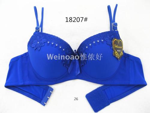 cross-border foreign trade sexy water soluble flower bra