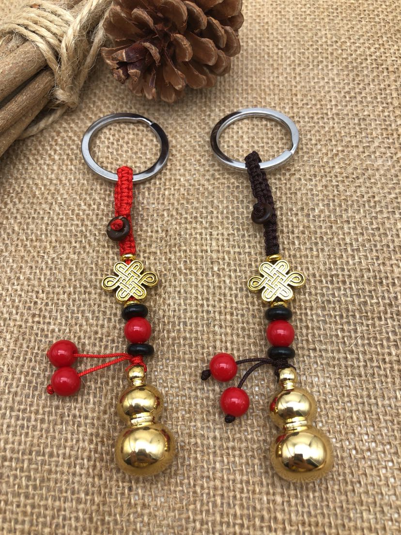 精抛铜葫芦钥匙扣