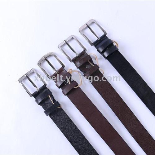 Pin Buckle Belt Material Microfiber Belt Business Casual Scratch-Resistant Aviation Pants Belt