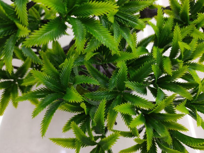 新款仿真花大树客厅装饰迎客松绿色植物花草假花塑料花批发详情4