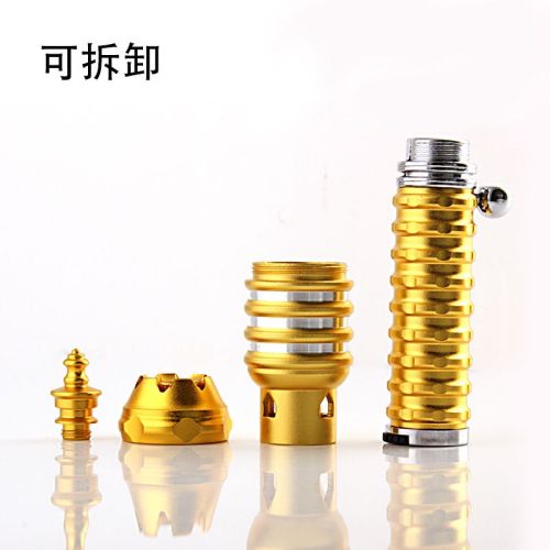 factory direct aromatherapy lighter pipe incense burner tower type stove lighter direct punch windproof lighter wholesale
