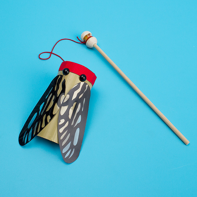 大号DIY竹制竹知了竹禅 小学生幼儿园声音科技手工小制作益智玩具